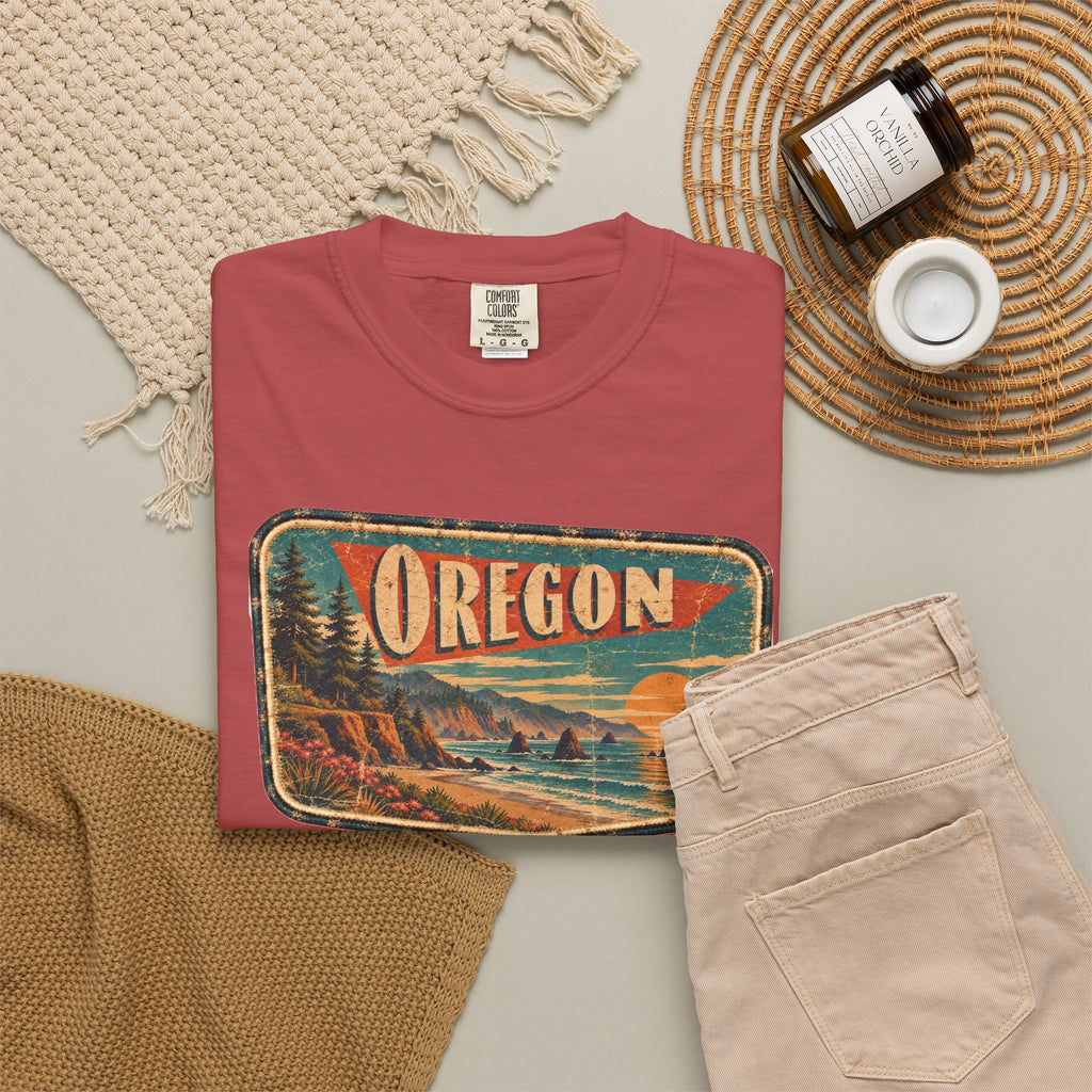 Oregon - Unisex Garment-Dyed T-shirt