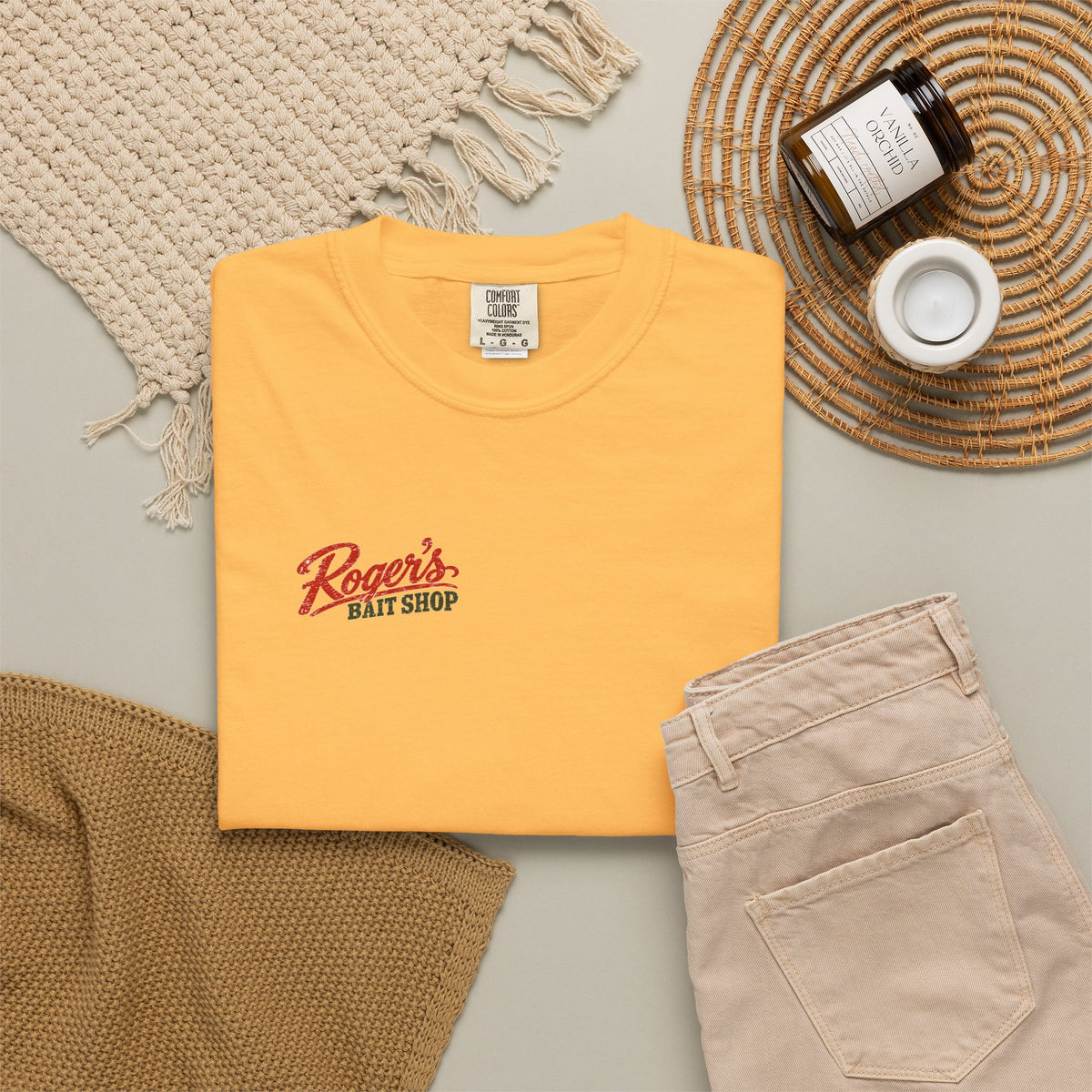 Roger's Bait Shop - Unisex Garment-Dyed T-shirt