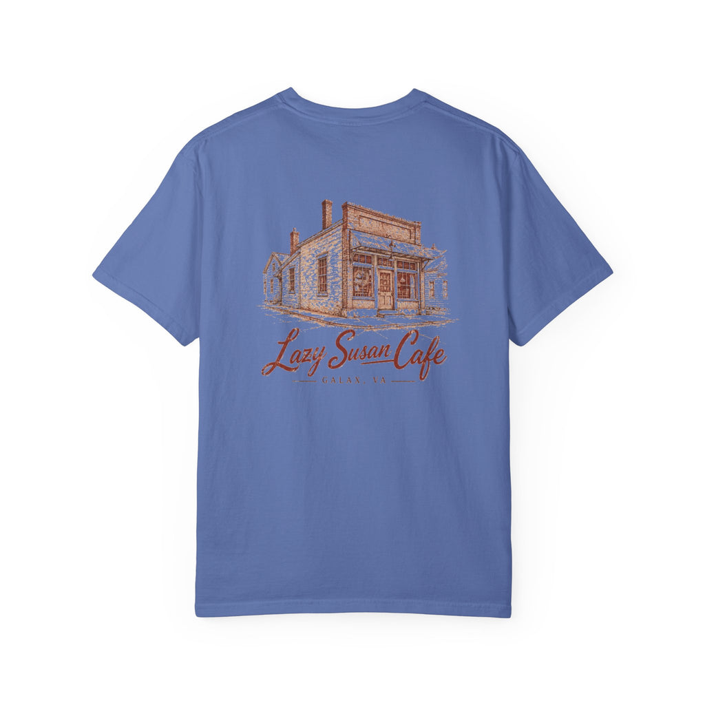 Lazy Susan Cafe - Unisex Garment-Dyed T-shirt