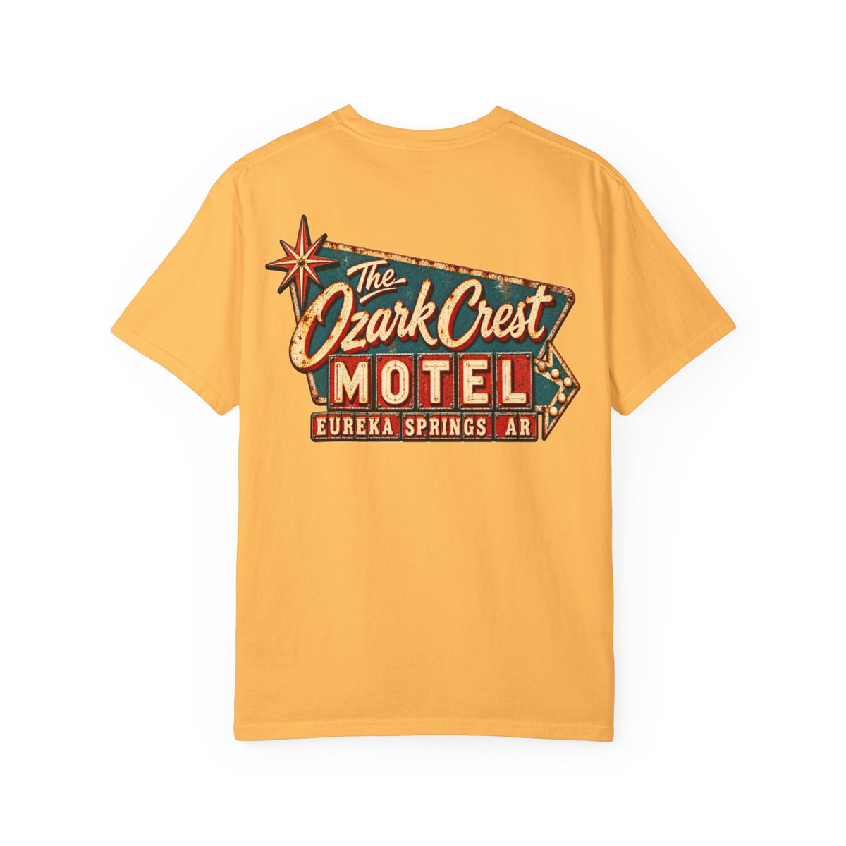 The Ozark Crest Motel - Unisex Garment-Dyed T-shirt