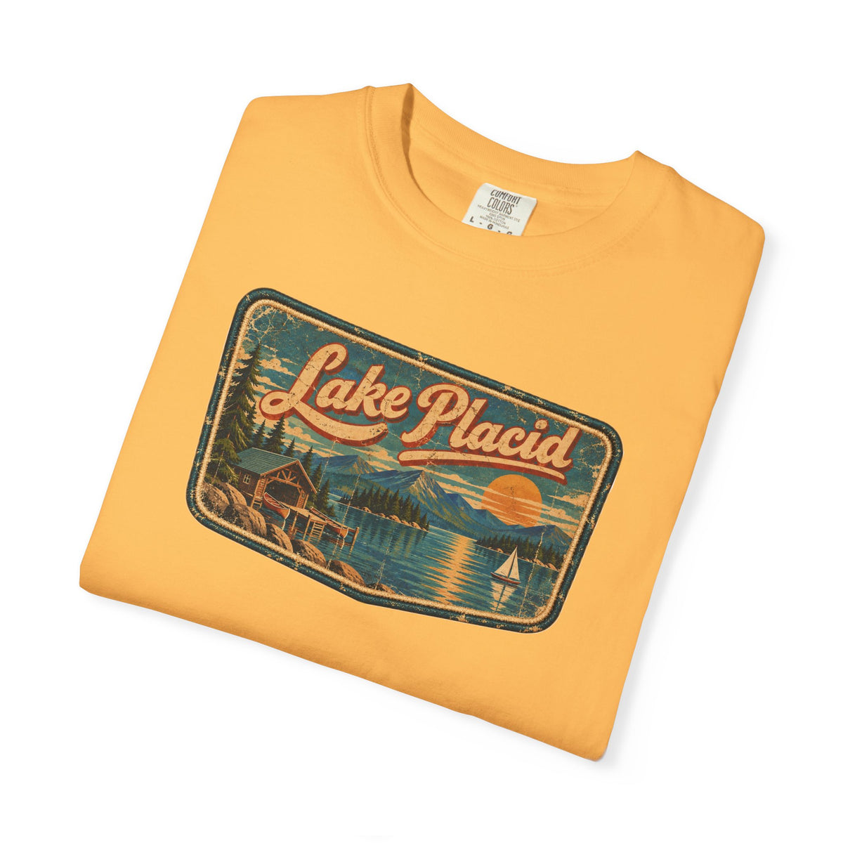 Lake Placid - Unisex Garment-Dyed T-shirt