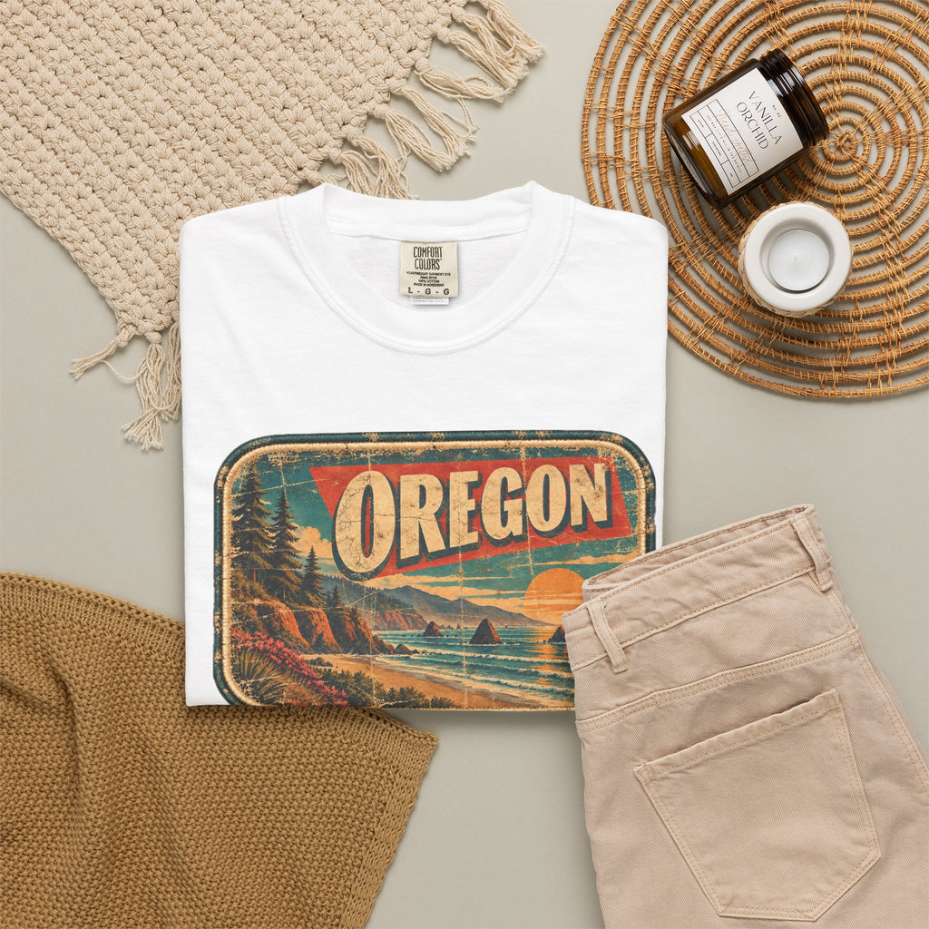 Oregon - Unisex Garment-Dyed T-shirt