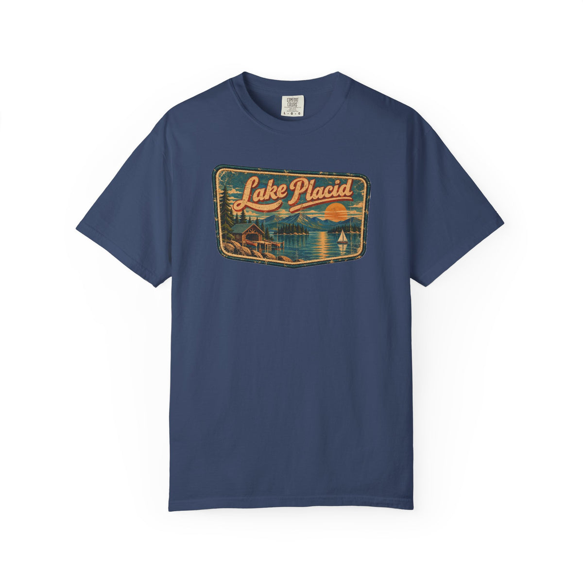 Lake Placid - Unisex Garment-Dyed T-shirt