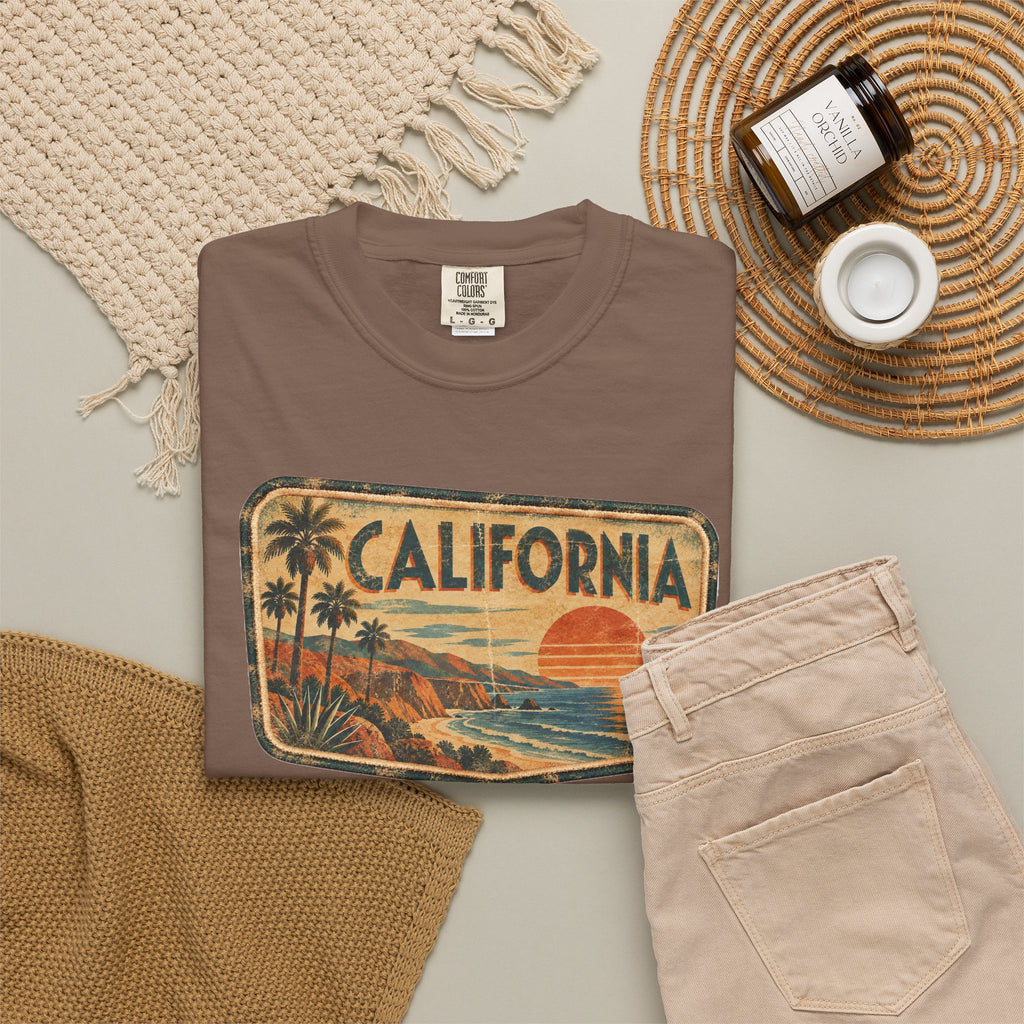 California - Unisex Garment-Dyed T-shirt