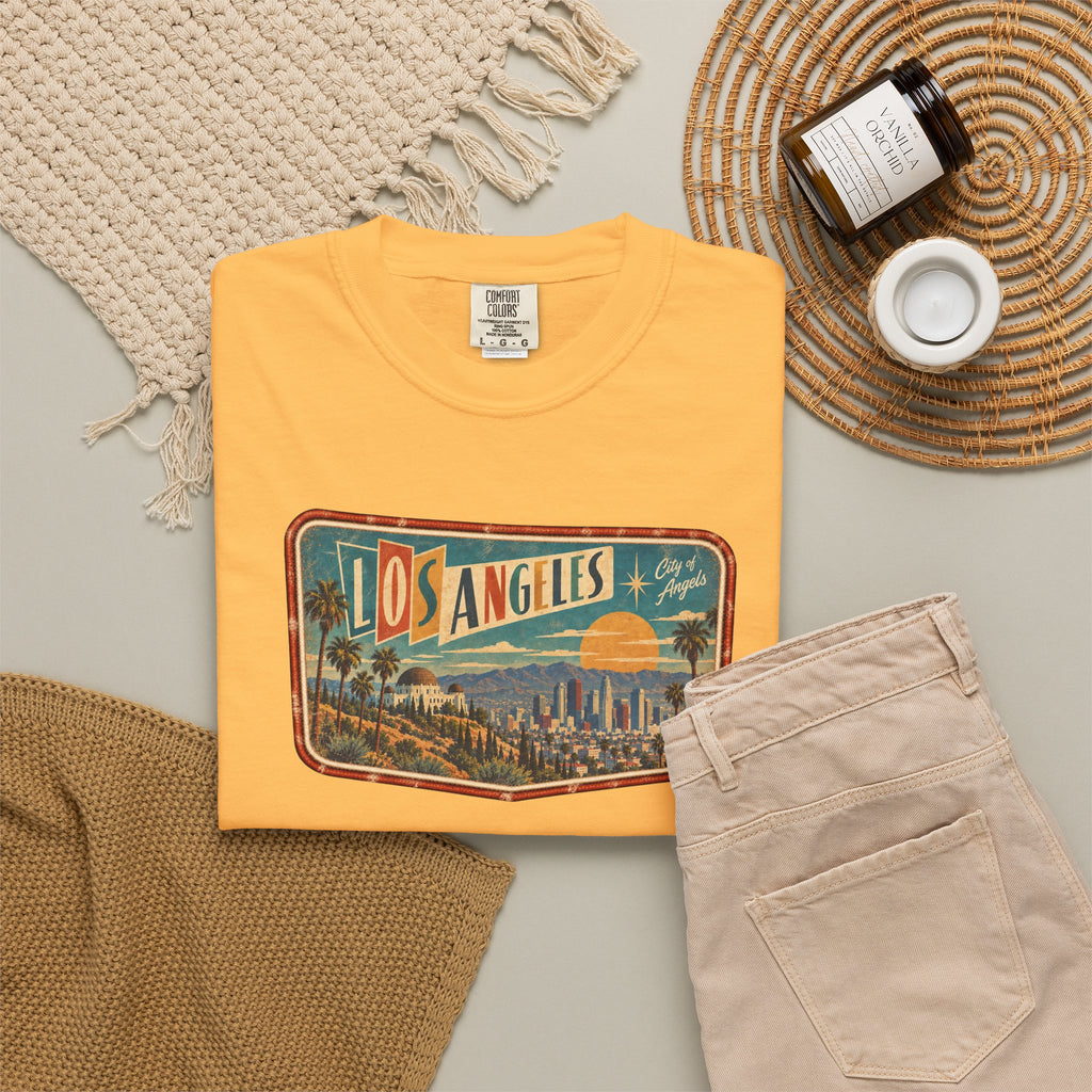 Los Angeles - Unisex Garment-Dyed T-shirt