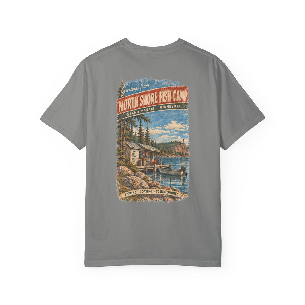 North Shore Fish Camp - Unisex Garment-Dyed T-shirt
