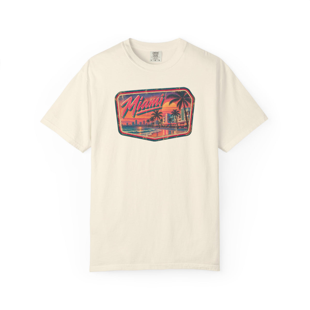 Miami - Unisex Garment-Dyed T-shirt