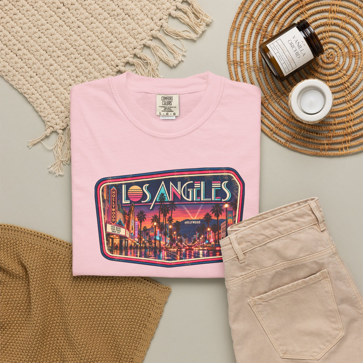 Los Angeles - Unisex Garment-Dyed T-shirt