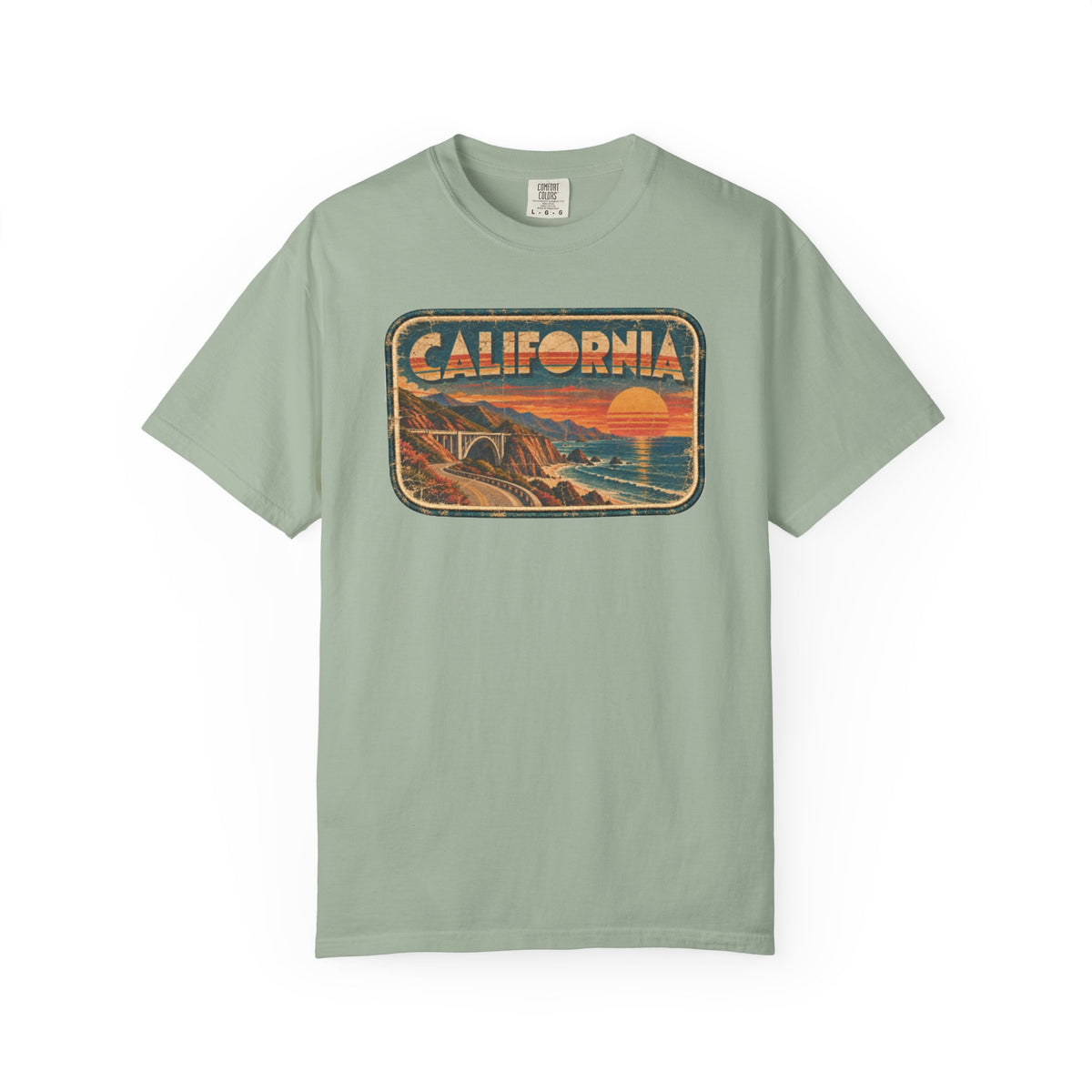 California - Unisex Garment-Dyed T-shirt