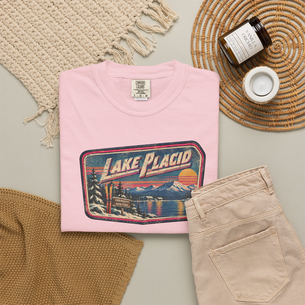 Lake Placid - Unisex Garment-Dyed T-shirt