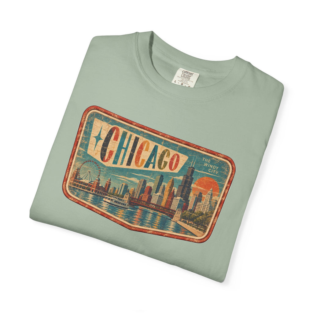 Chicago - Unisex Garment-Dyed T-shirt