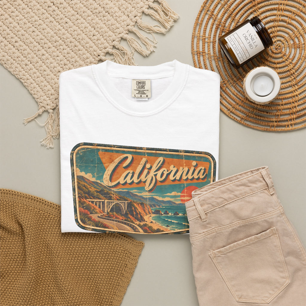 California - Unisex Garment-Dyed T-shirt