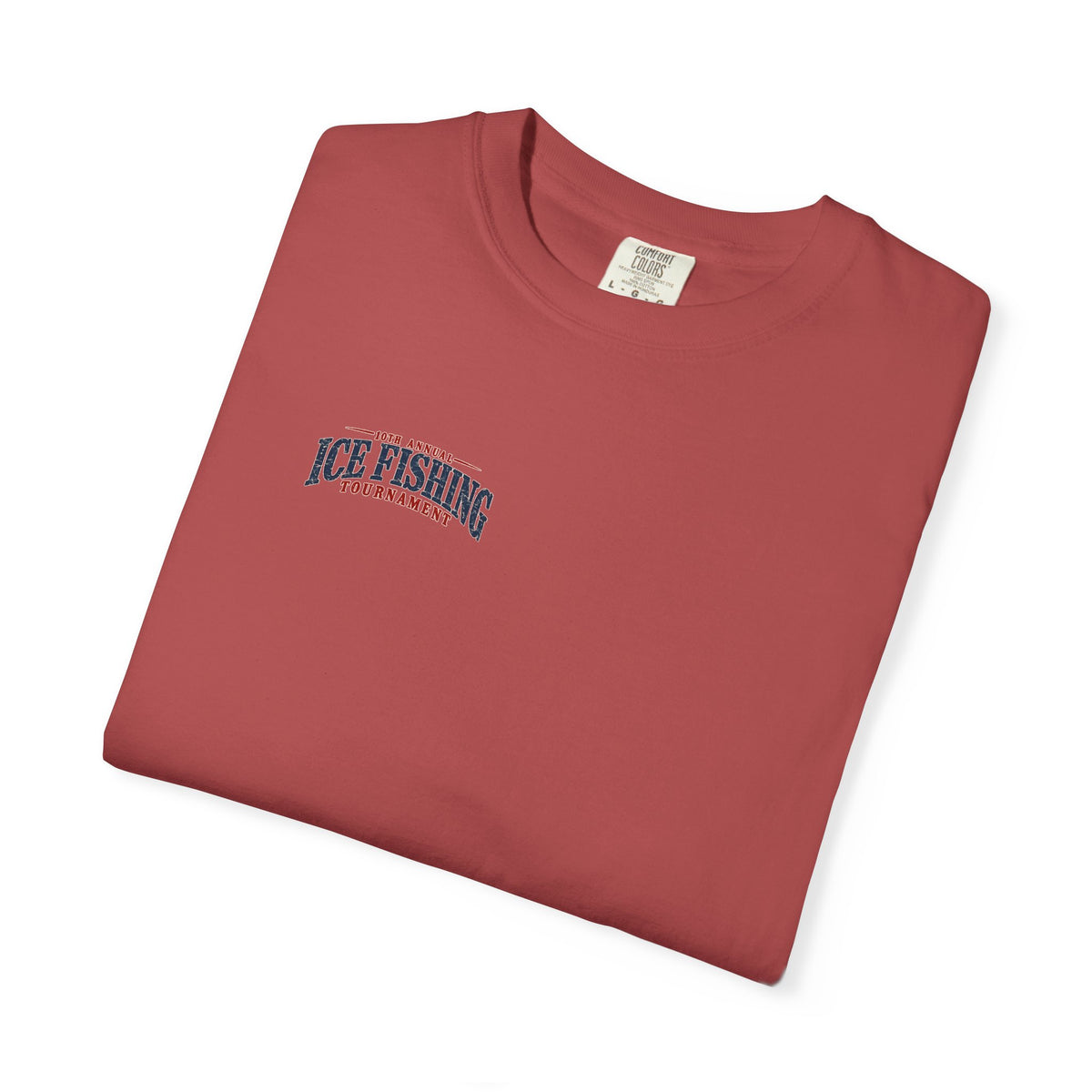 Ice Fishing Tournament - Unisex Garment-Dyed T-shirt