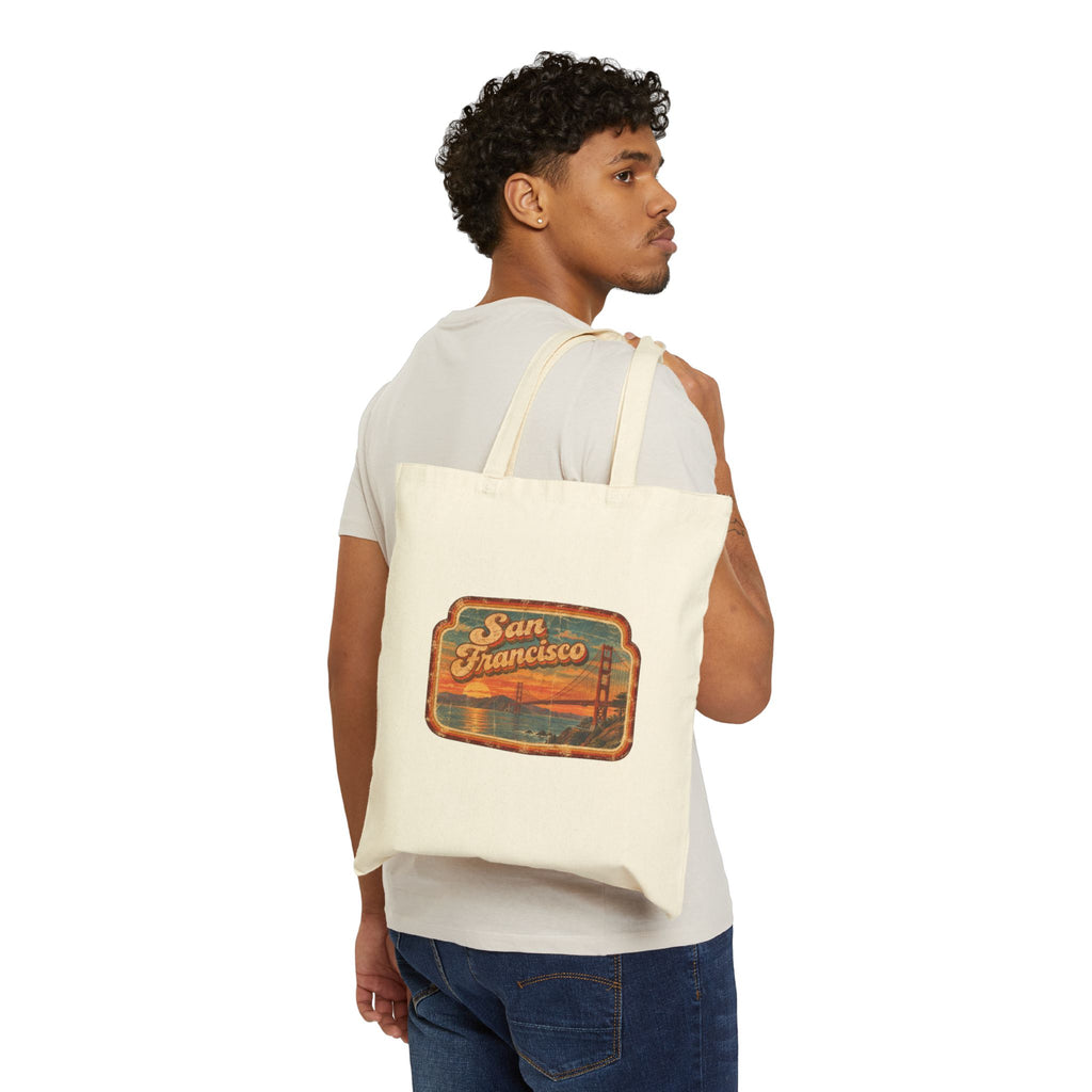 Cotton Canvas Tote Bag - Design 49