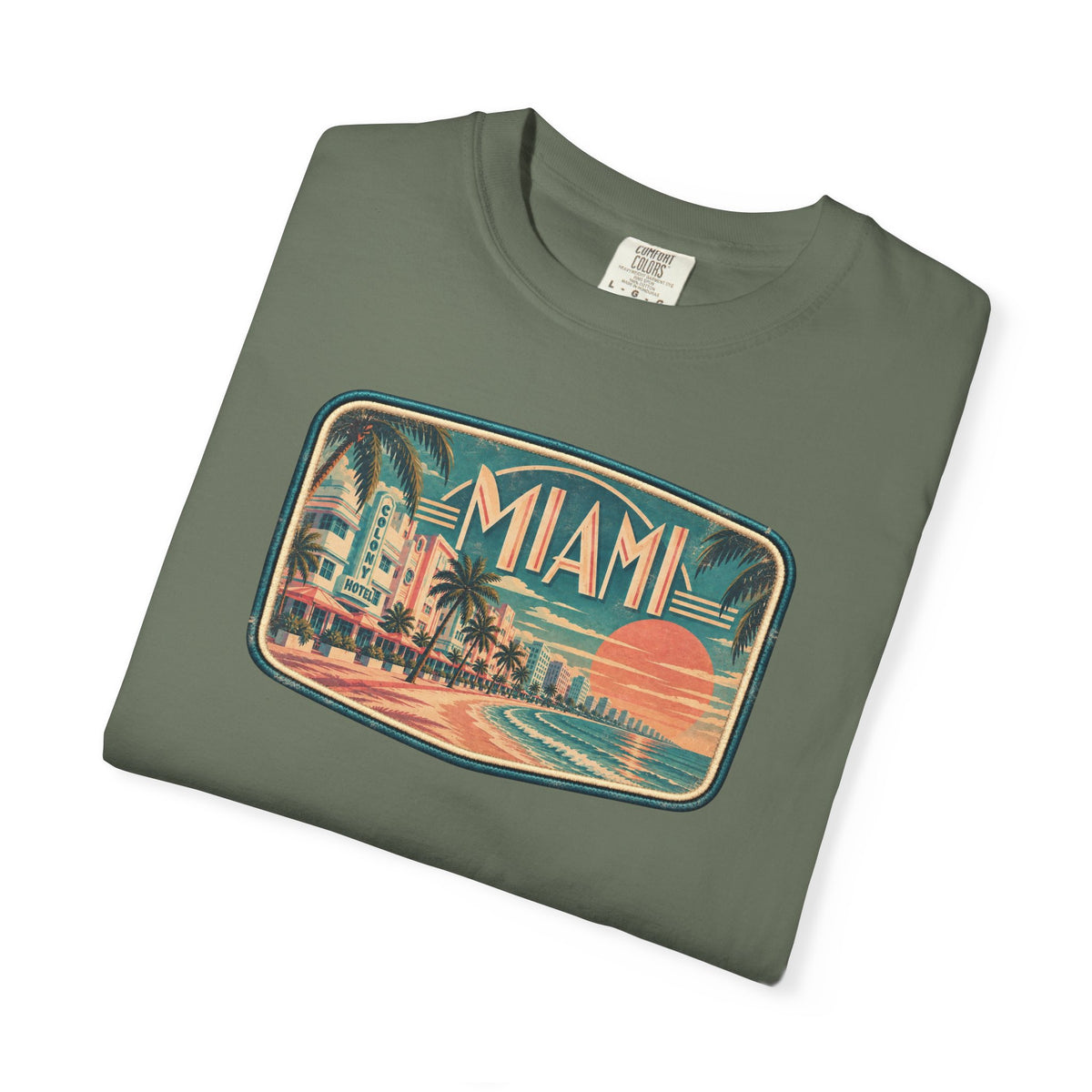 Miami - Unisex Garment-Dyed T-shirt
