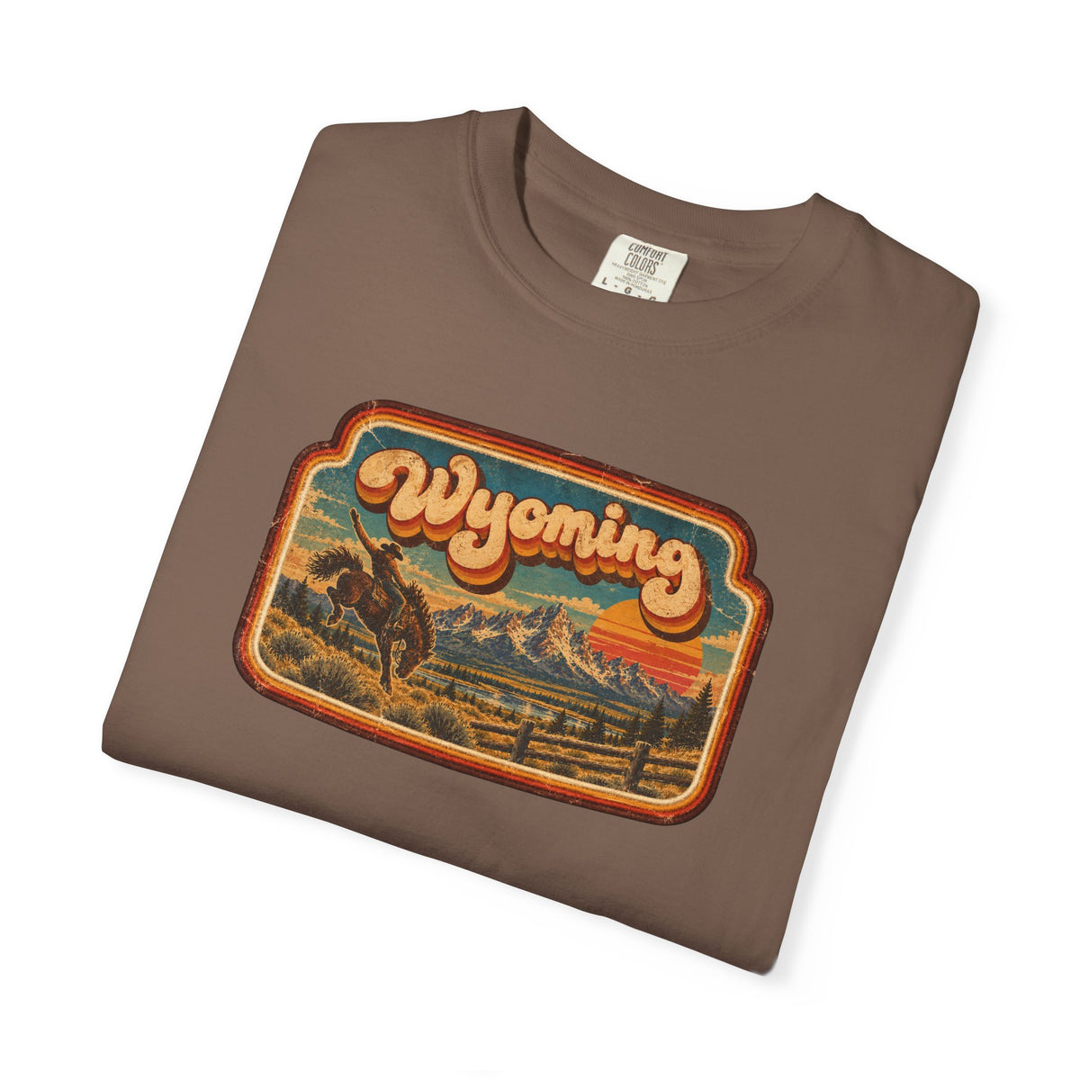 Wyoming - Unisex Garment-Dyed T-shirt
