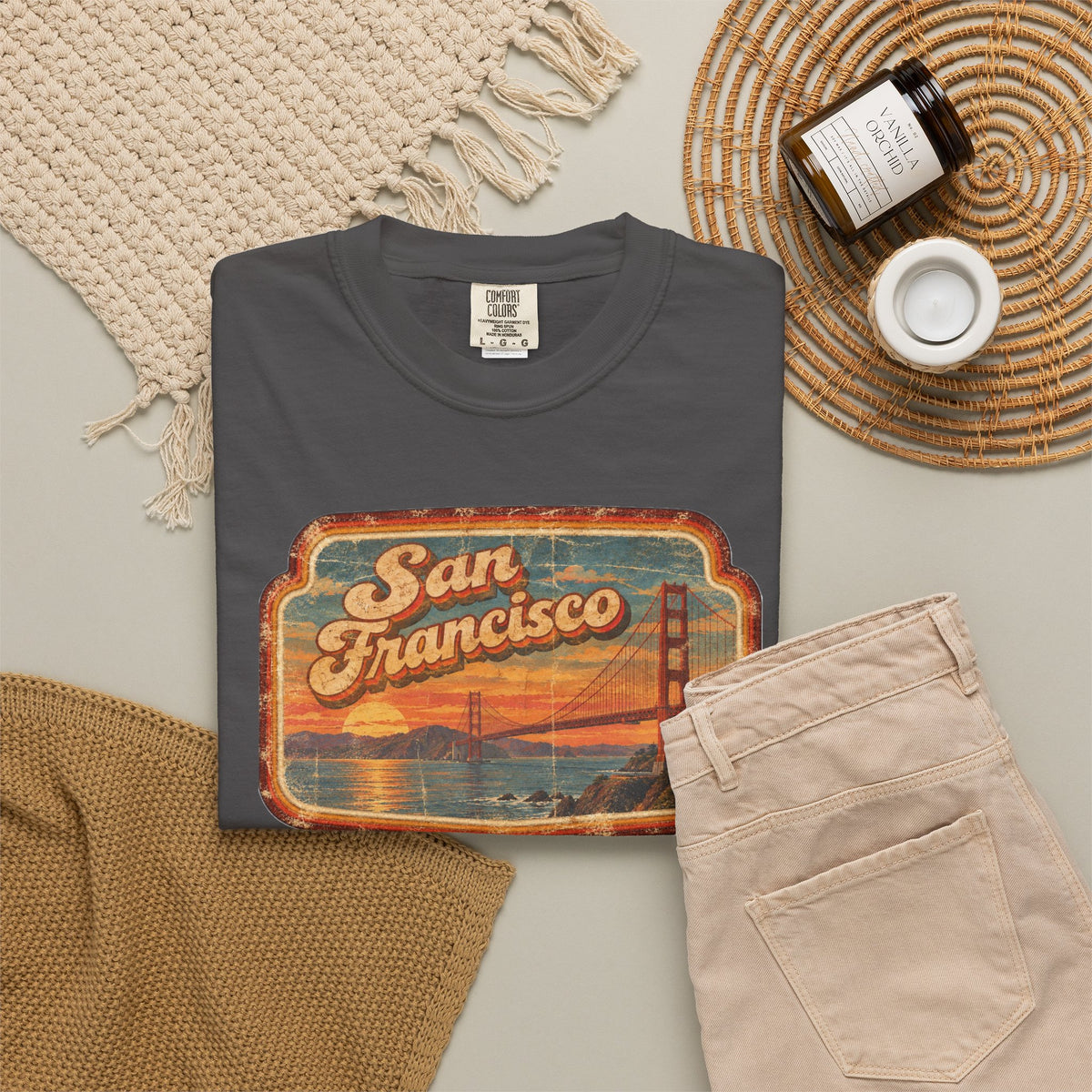 San Francisco - Unisex Garment-Dyed T-shirt