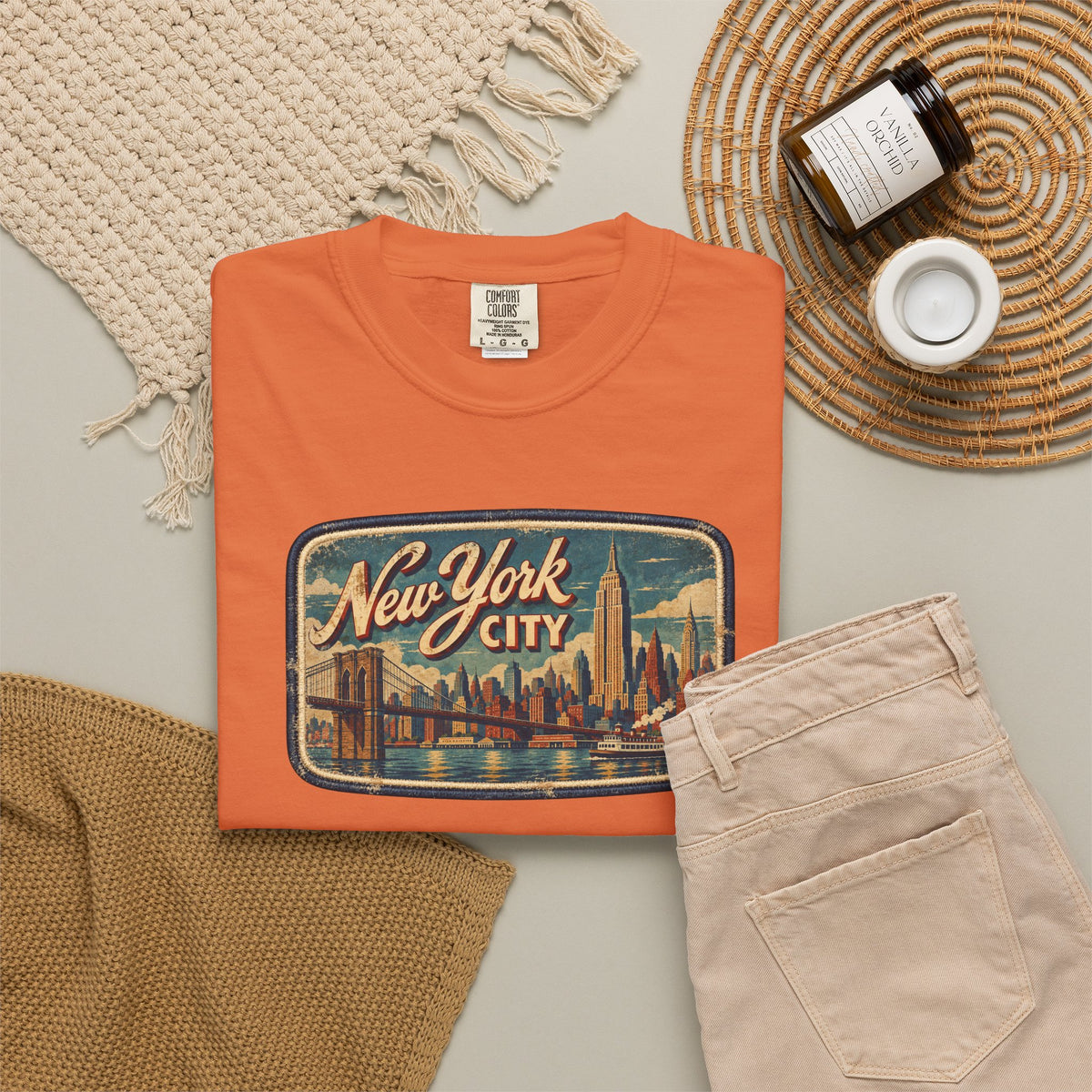 New York City - Unisex Garment-Dyed T-shirt