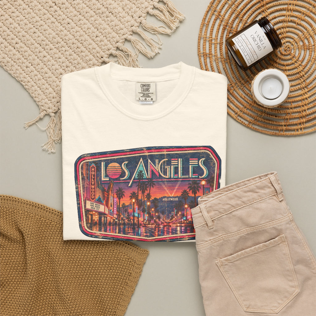 Los Angeles - Unisex Garment-Dyed T-shirt