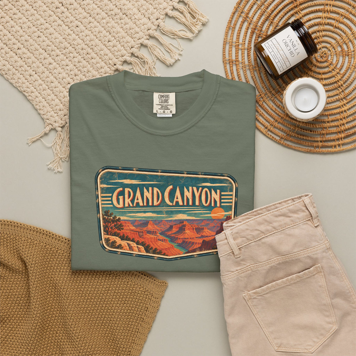 Grand Canyon - Unisex Garment-Dyed T-shirt