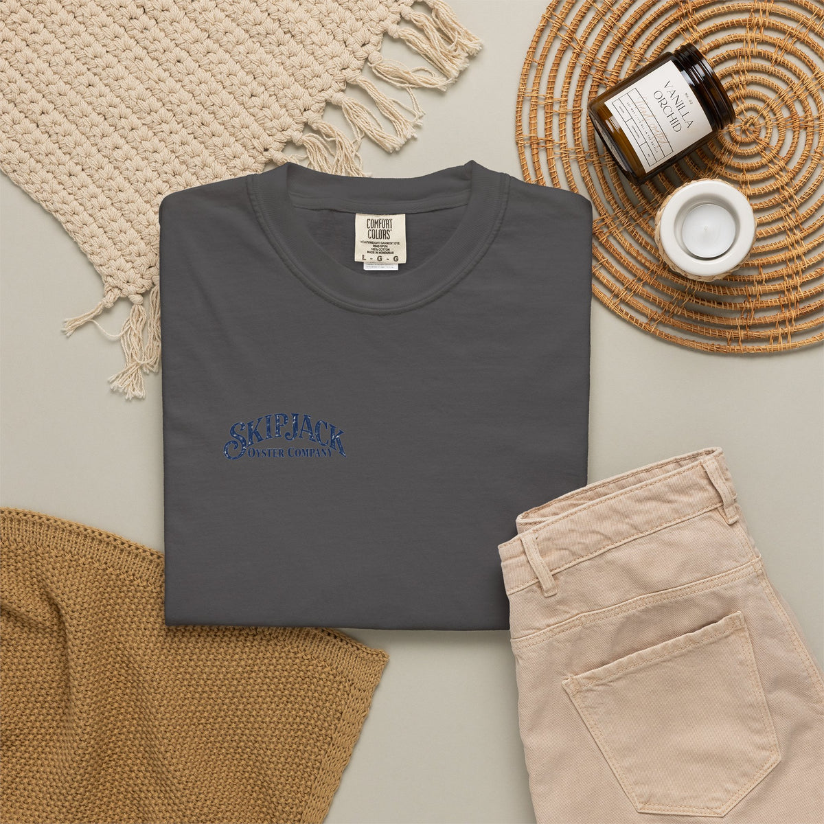 Skipjack Oyster Company - Unisex Garment-Dyed T-shirt