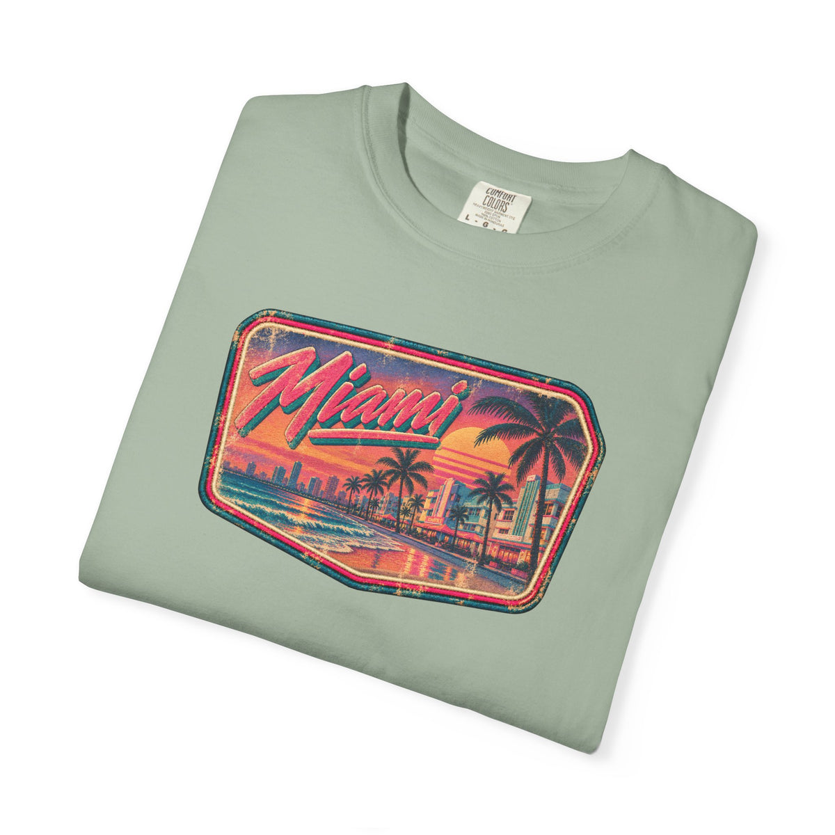 Miami - Unisex Garment-Dyed T-shirt