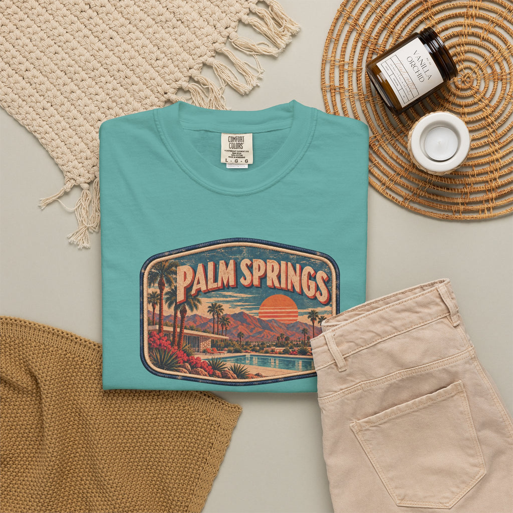 Palm Springs - Unisex Garment-Dyed T-shirt