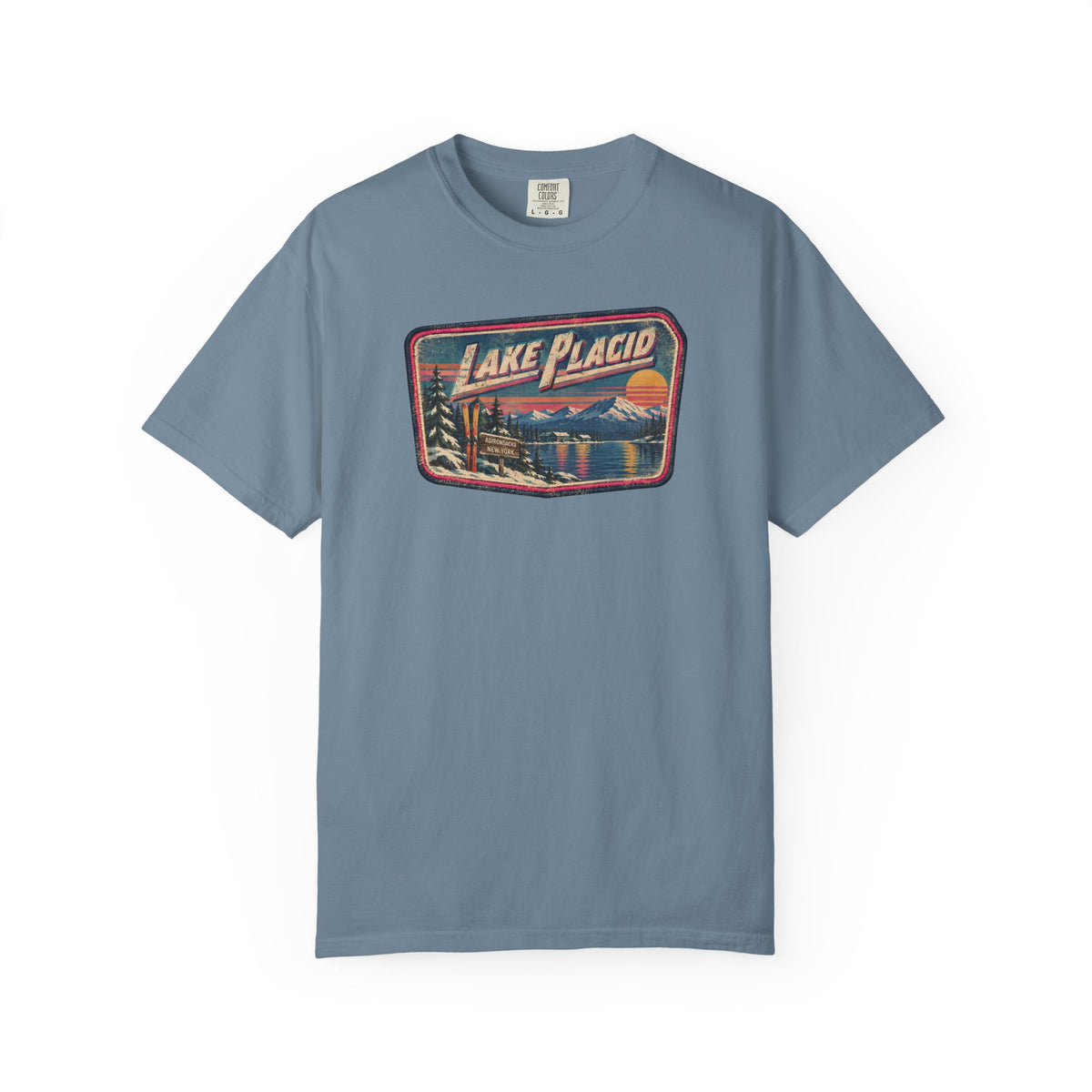 Lake Placid - Unisex Garment-Dyed T-shirt