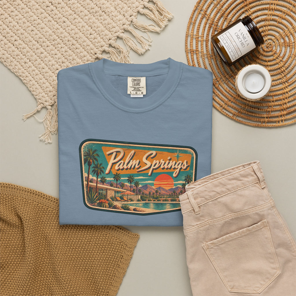 Palm Springs - Unisex Garment-Dyed T-shirt