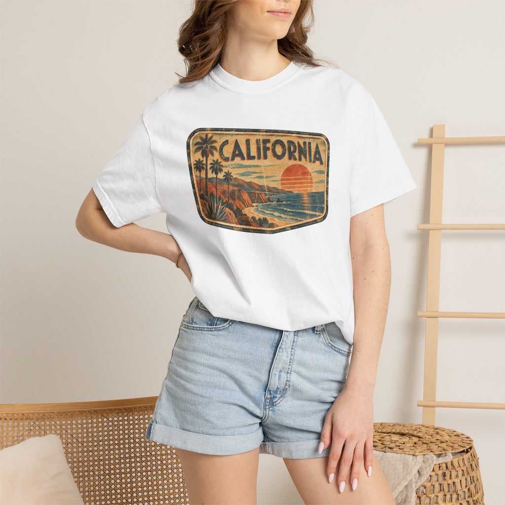 California - Unisex Garment-Dyed T-shirt