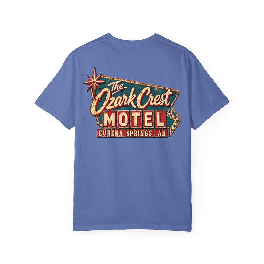 The Ozark Crest Motel - Unisex Garment-Dyed T-shirt