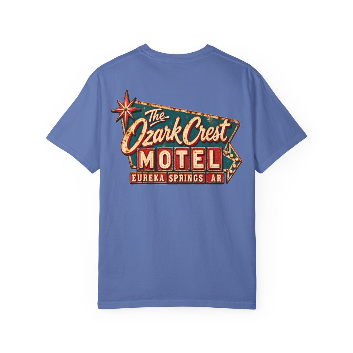The Ozark Crest Motel - Unisex Garment-Dyed T-shirt