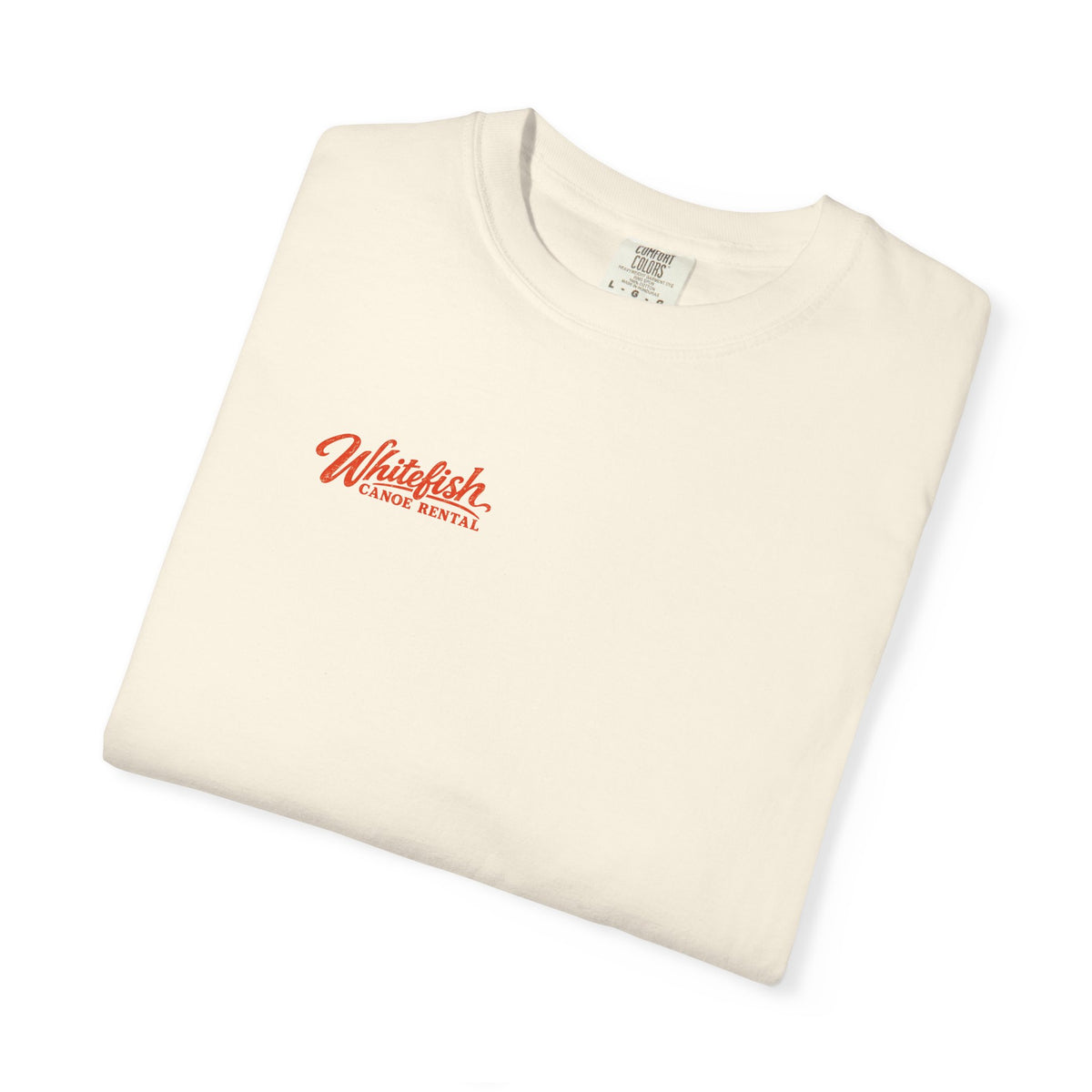 Whitefish Canoe Rental - Unisex Garment-Dyed T-shirt