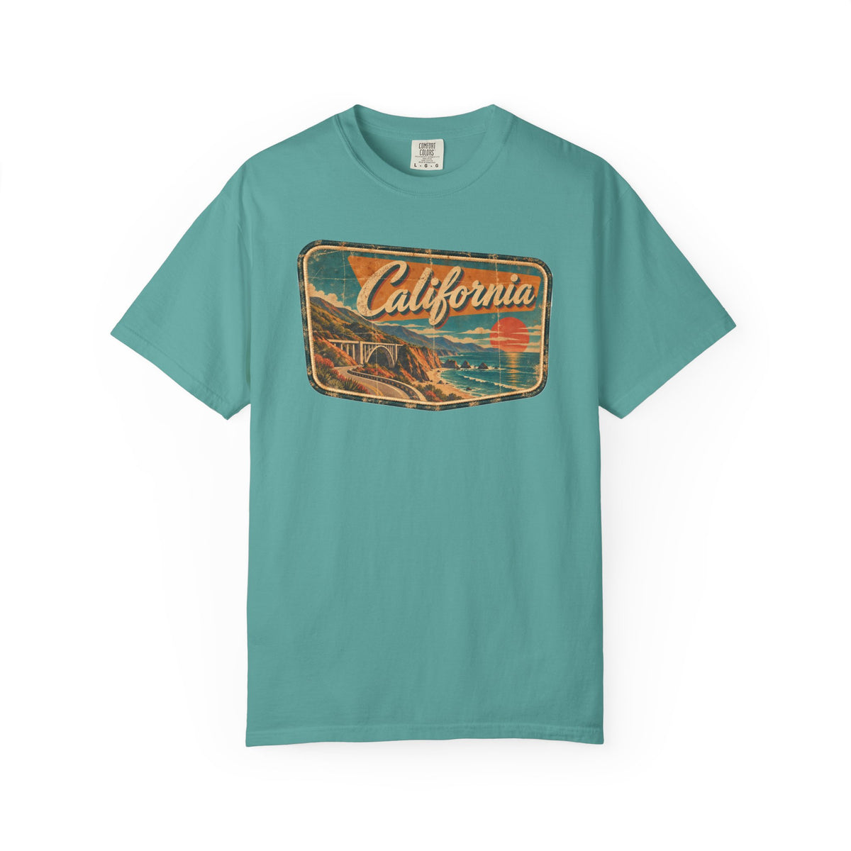 California - Unisex Garment-Dyed T-shirt
