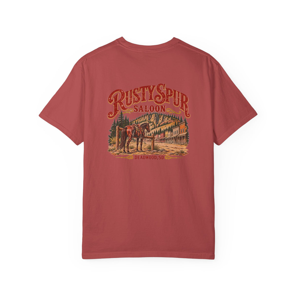 Rusty Spur Saloon - Unisex Garment-Dyed T-shirt