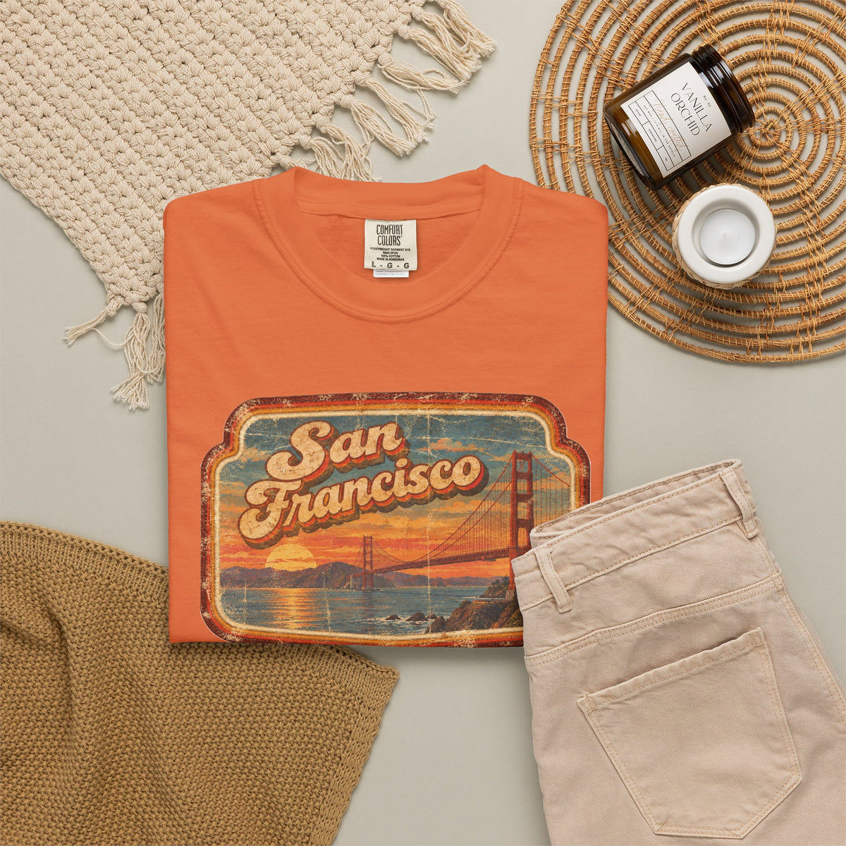 San Francisco - Unisex Garment-Dyed T-shirt