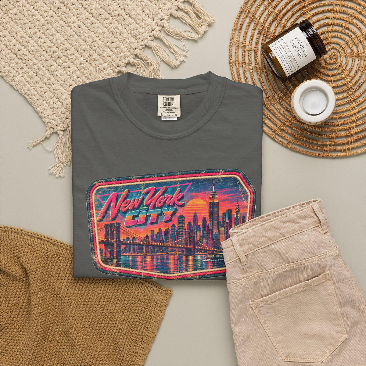 New York City - Unisex Garment-Dyed T-shirt