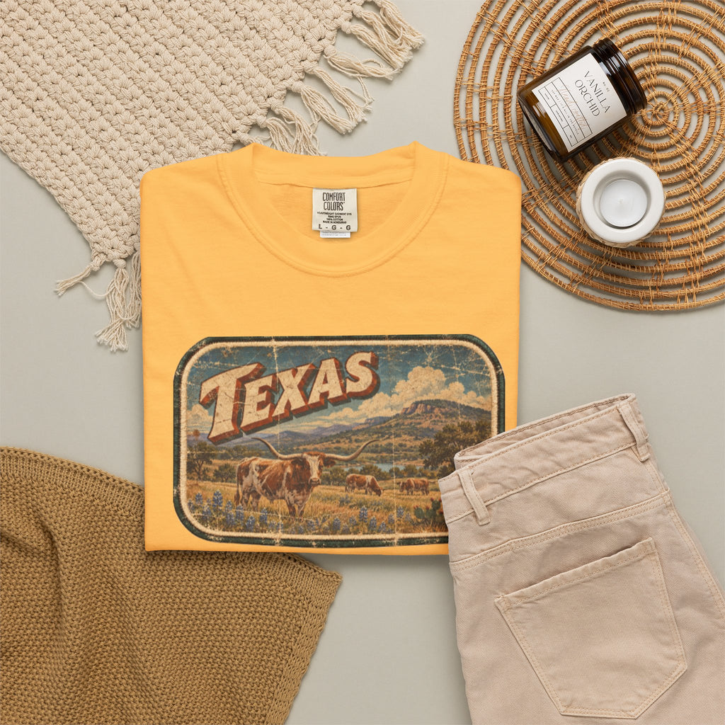 Texas - Unisex Garment-Dyed T-shirt