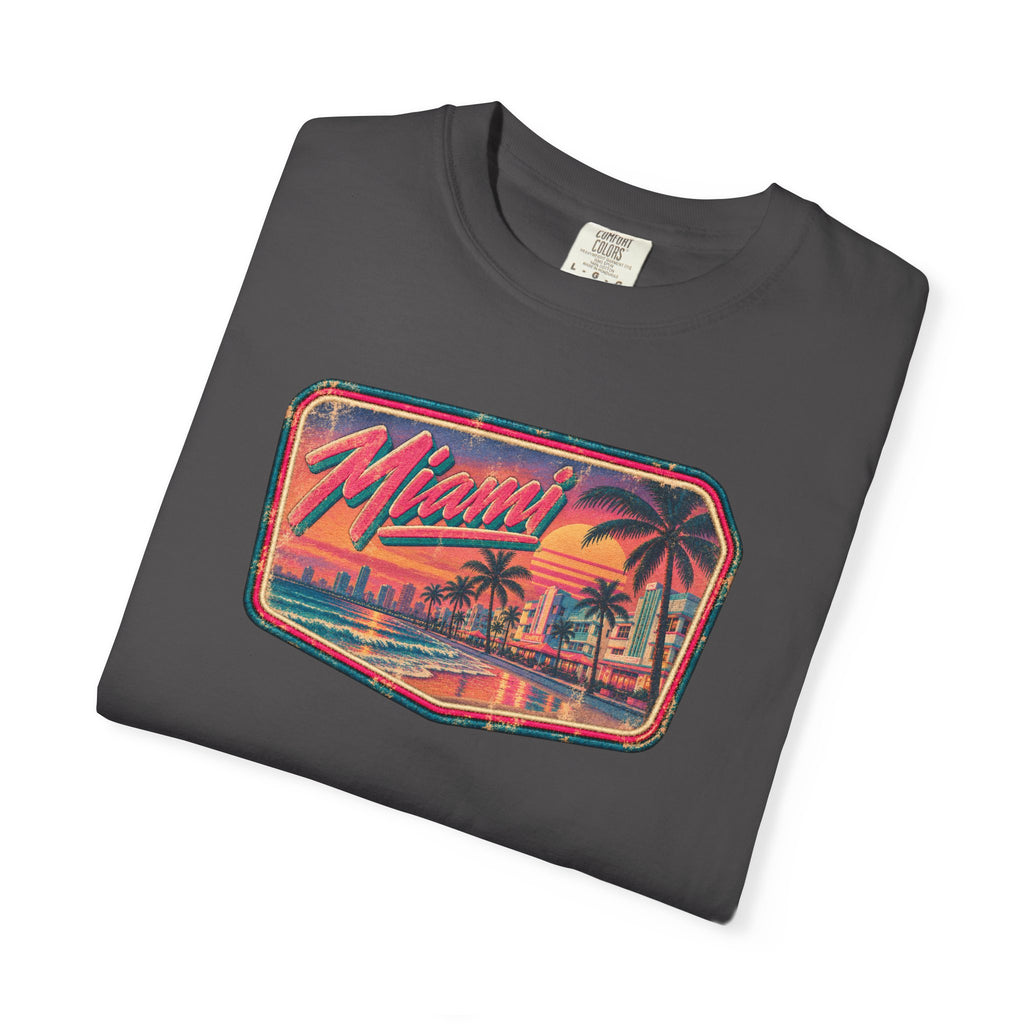 Miami - Unisex Garment-Dyed T-shirt