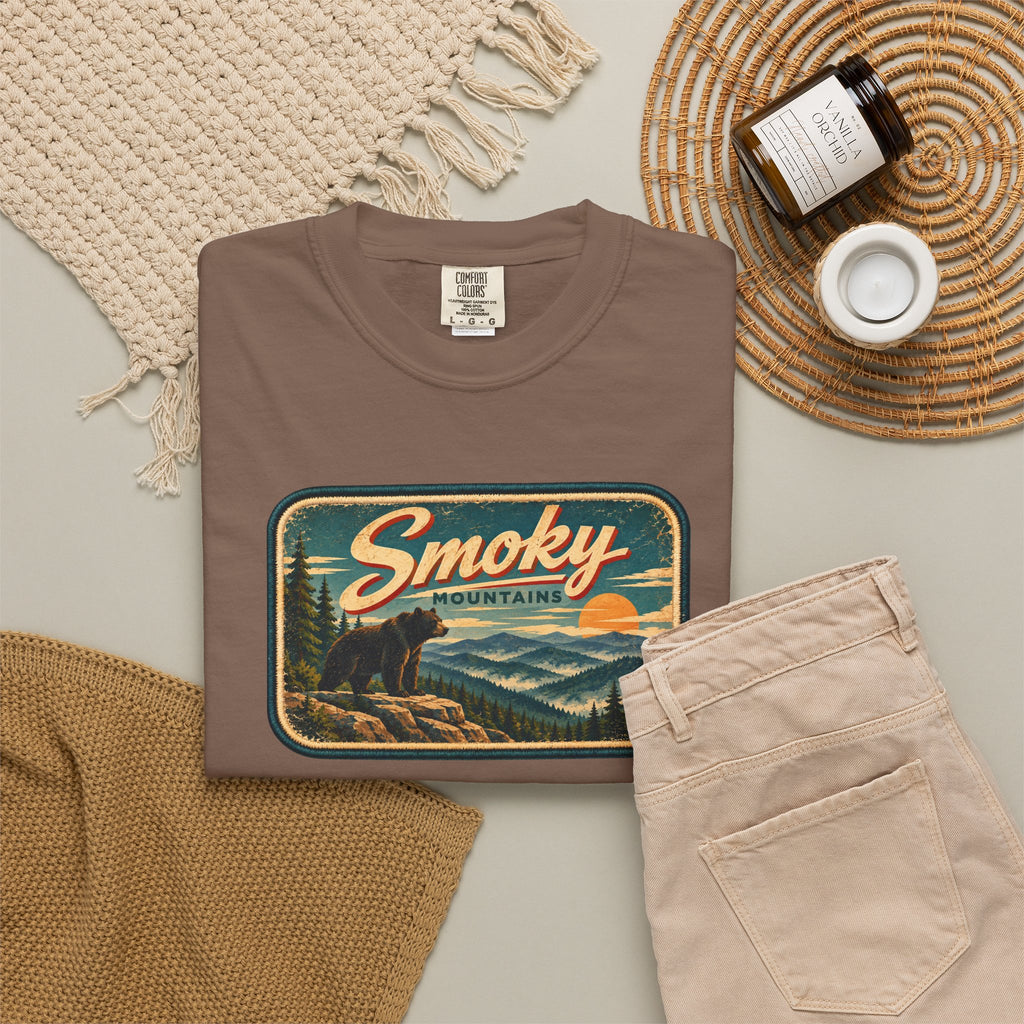 Smoky Mountains - Unisex Garment-Dyed T-shirt