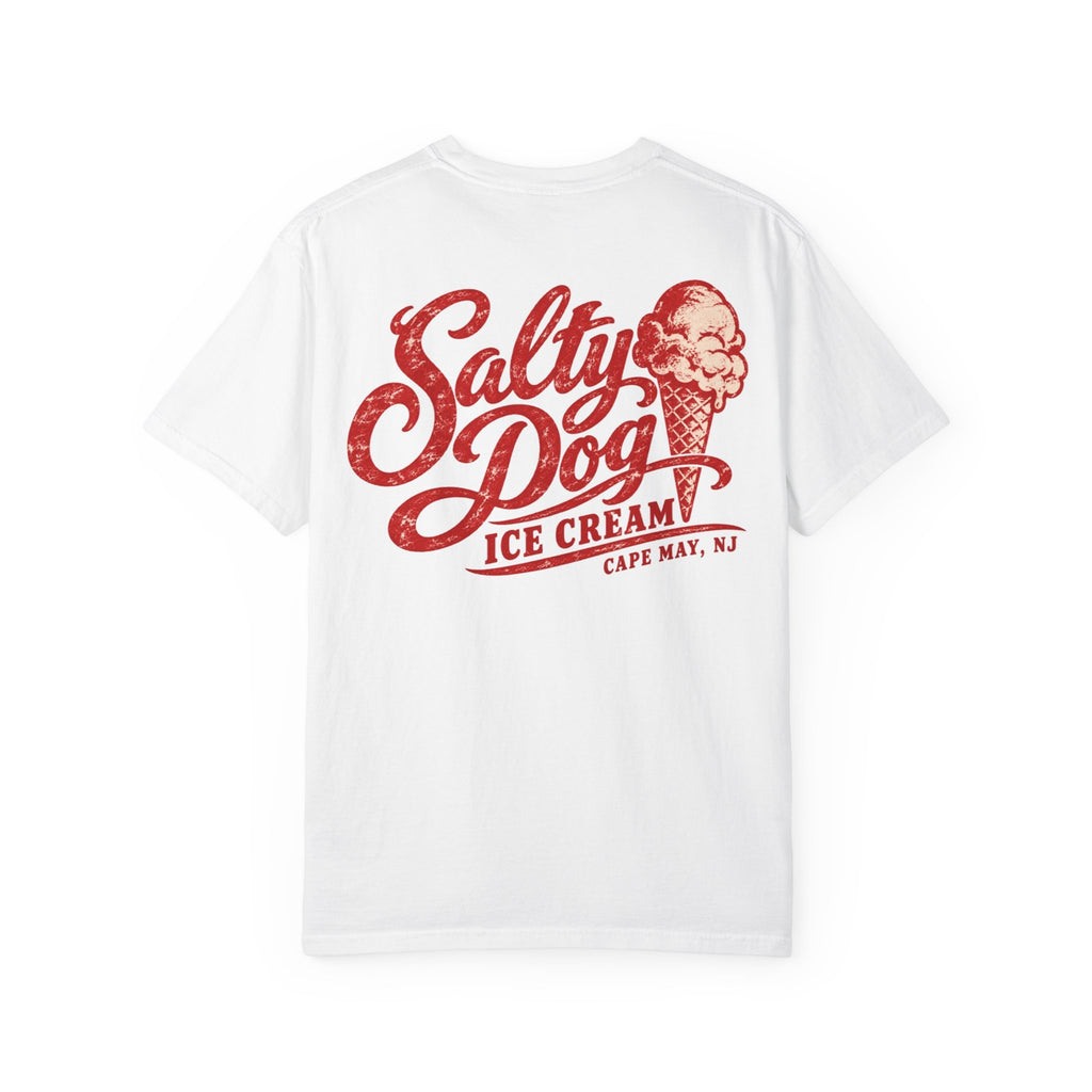 Salty Dog Ice Cream - Unisex Garment-Dyed T-shirt