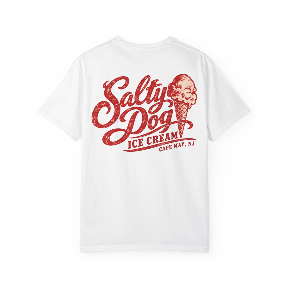 Salty Dog Ice Cream - Unisex Garment-Dyed T-shirt
