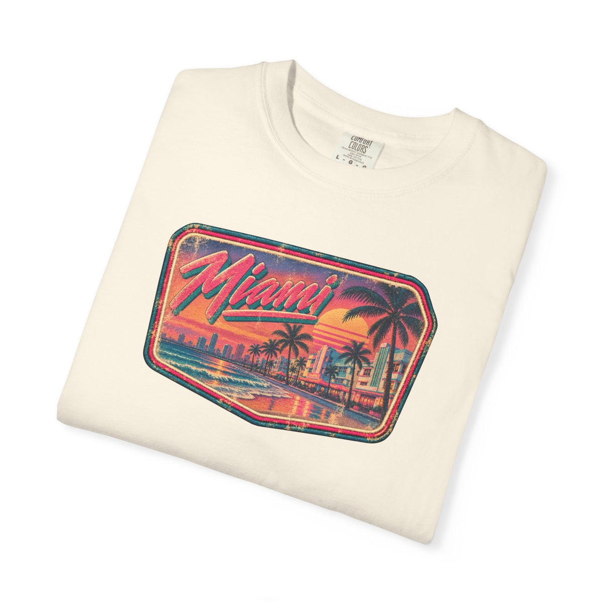 Miami - Unisex Garment-Dyed T-shirt