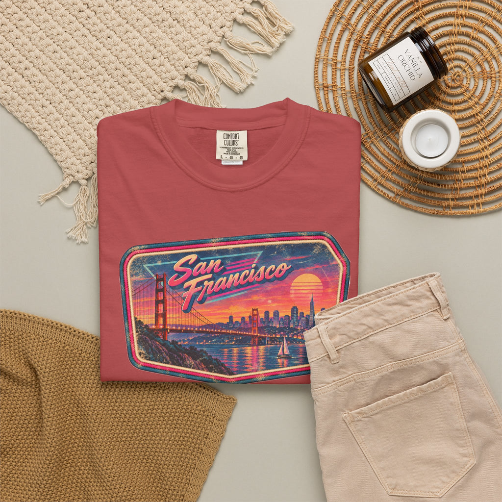 San Francisco - Unisex Garment-Dyed T-shirt