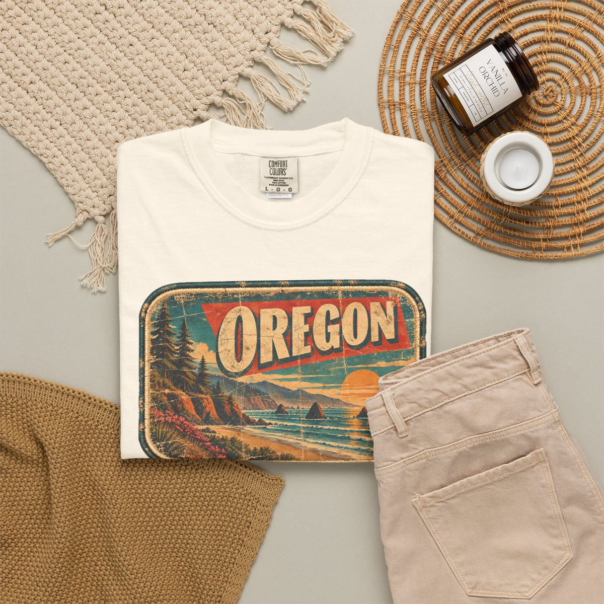 Oregon - Unisex Garment-Dyed T-shirt