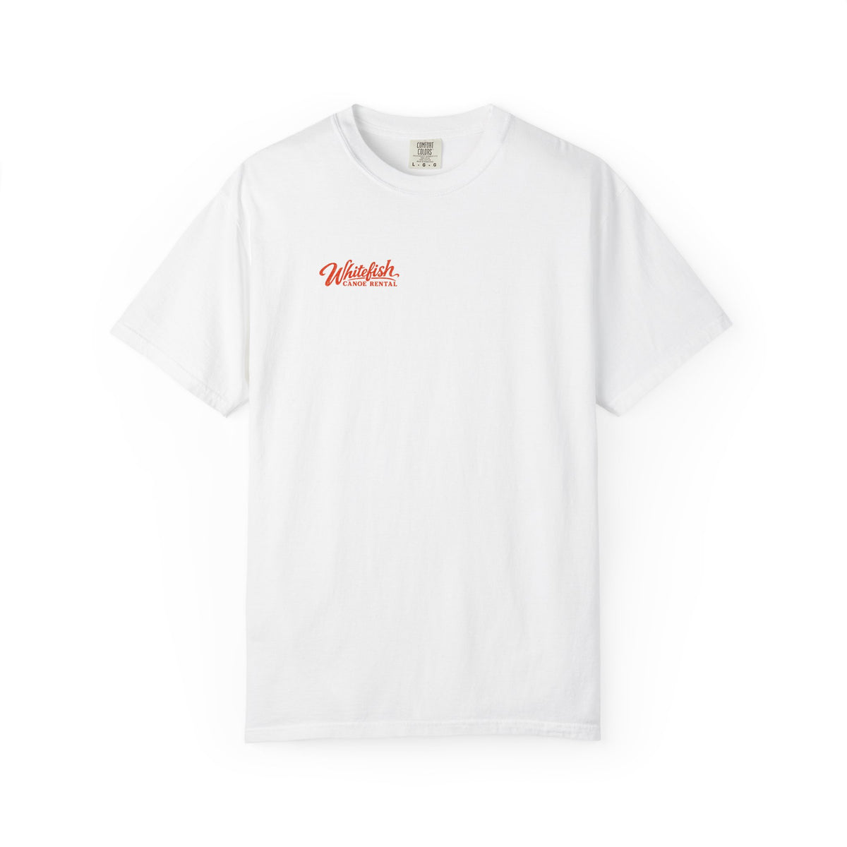 Whitefish Canoe Rental - Unisex Garment-Dyed T-shirt