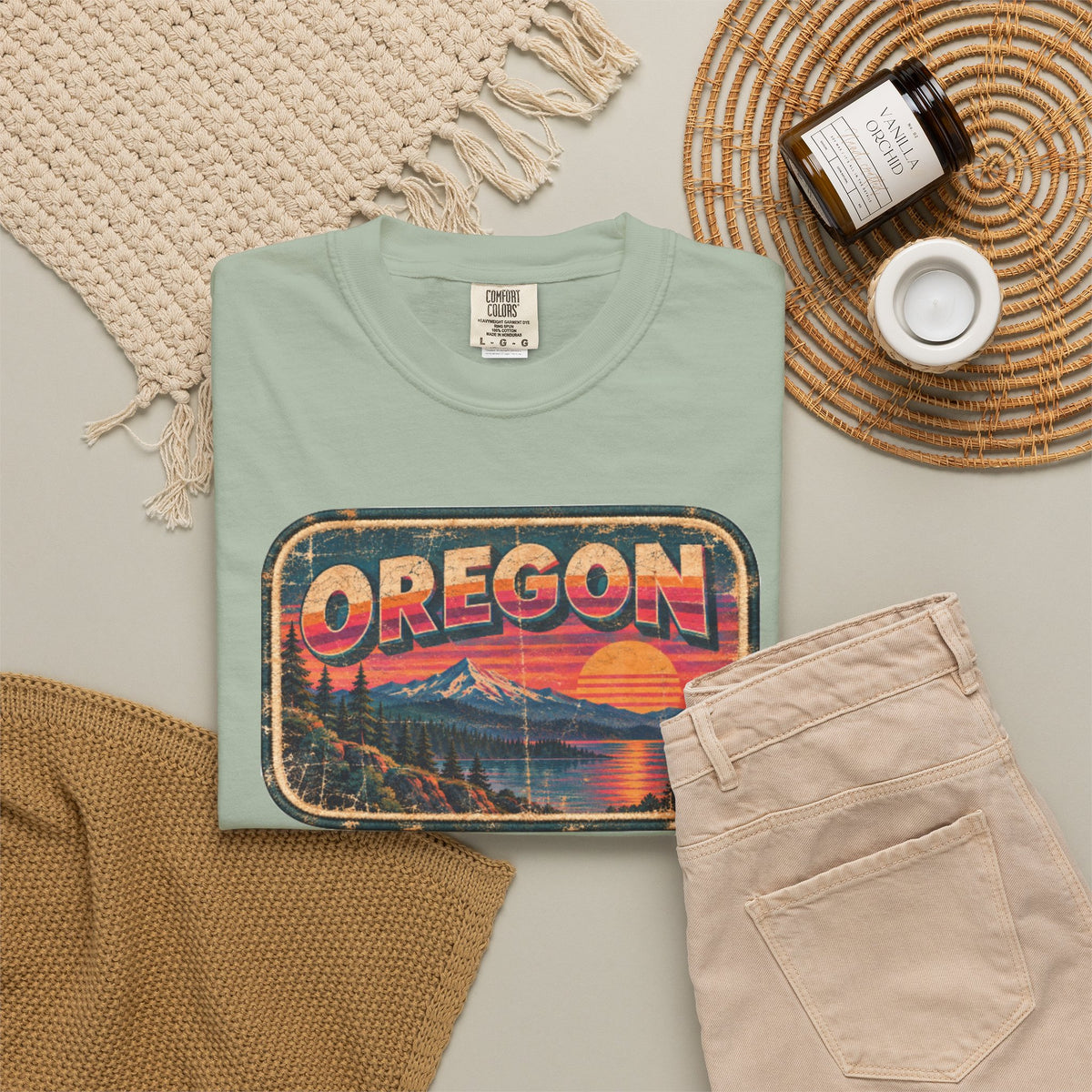 Oregon - Unisex Garment-Dyed T-shirt