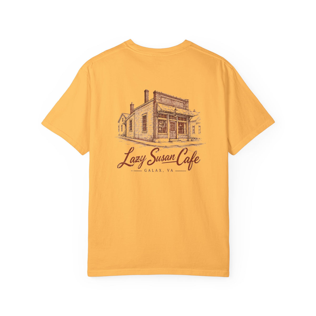 Lazy Susan Cafe - Unisex Garment-Dyed T-shirt