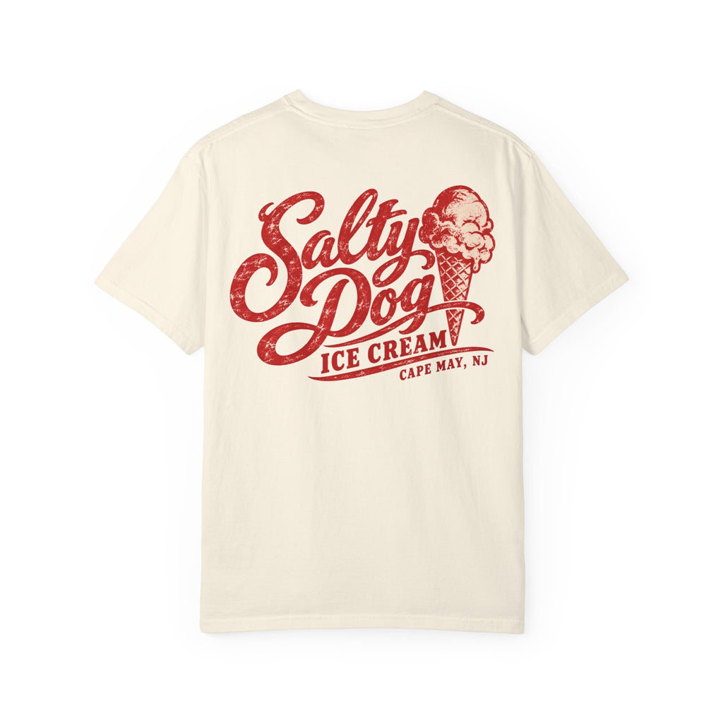 Salty Dog Ice Cream - Unisex Garment-Dyed T-shirt