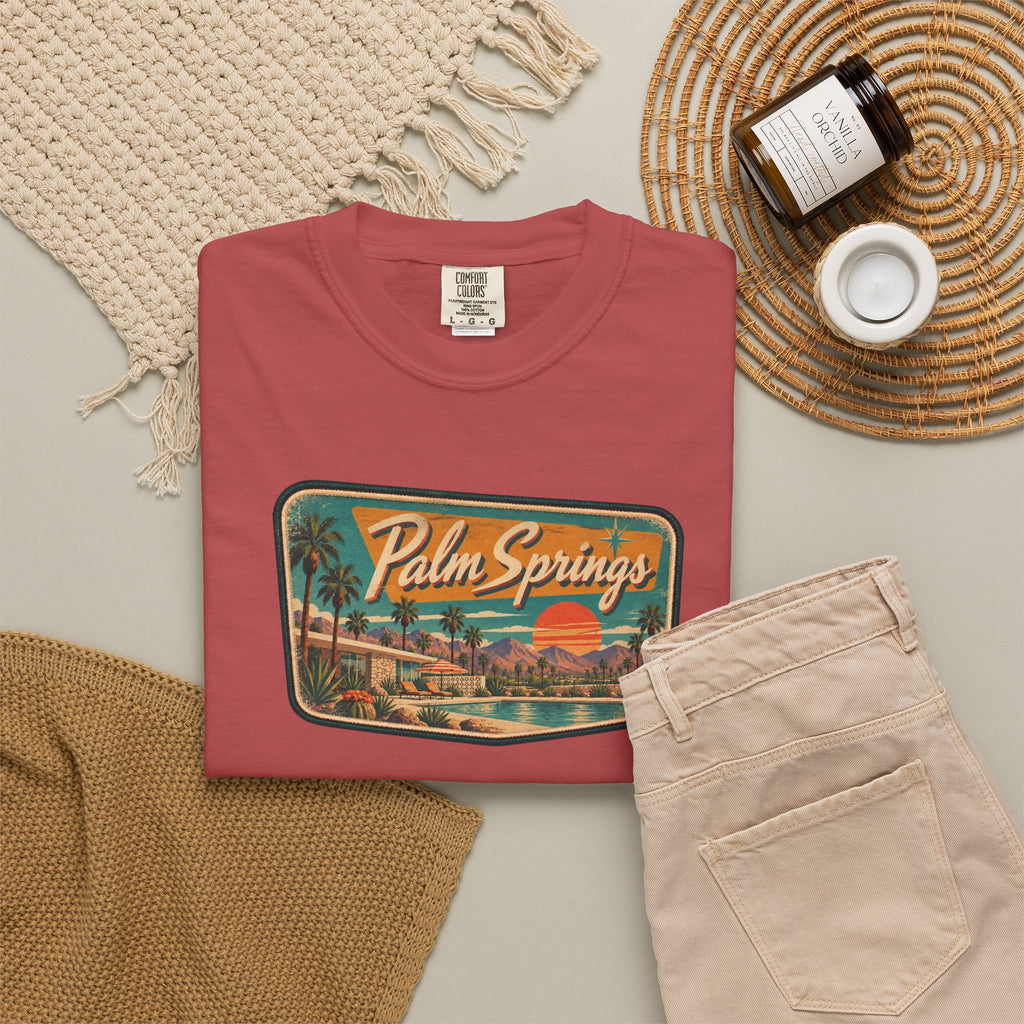 Palm Springs - Unisex Garment-Dyed T-shirt